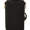 Dolce & Gabbana Elegant Black Leather Strapped Wallet