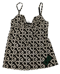 Chic Logo Print Camisole Tank Top