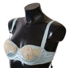 Dolce & Gabbana Elegant Silk Blend Balconette Bra in Light Blue