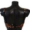 Dolce & Gabbana Elegant Silk Leopard Print Bra