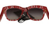 Dolce & Gabbana Elegant Sicilian Lace Insert Sunglasses