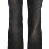 Dolce & Gabbana Svelte Mid Waist Flared Black Denim