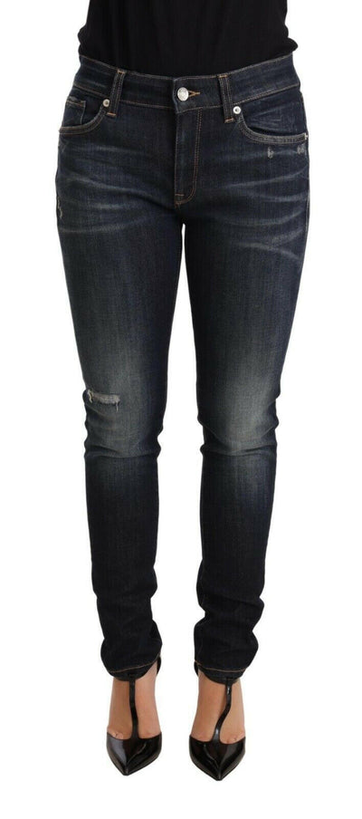 Dolce & Gabbana Chic Blue Slim Skinny Jeans