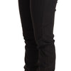 PINKO Chic Mid Waist Skinny Black Denim