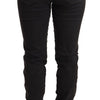 PINKO Chic Mid Waist Skinny Black Denim