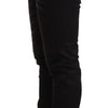 Acht Sleek Black Washed Skinny Jeans