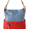 EBARRITO Chic Multicolor Leather Tote with Gold Accents