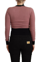 Dolce & Gabbana Elegant Pink Cashmere Crewneck Sweater