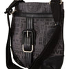 WAYFARER Chic Gray Fabric Crossbody Bag