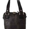 WAYFARER Chic Black and Gray Fabric Shoulder Handbag