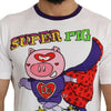 Dolce & Gabbana Chic White Cotton Pig Motif Tee