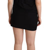 Roberto Cavalli Elegant Black Sheath Stretch Dress