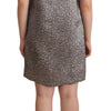 Comeforbreakfast Elegant Silk Shift Dress in Sophisticated Gray