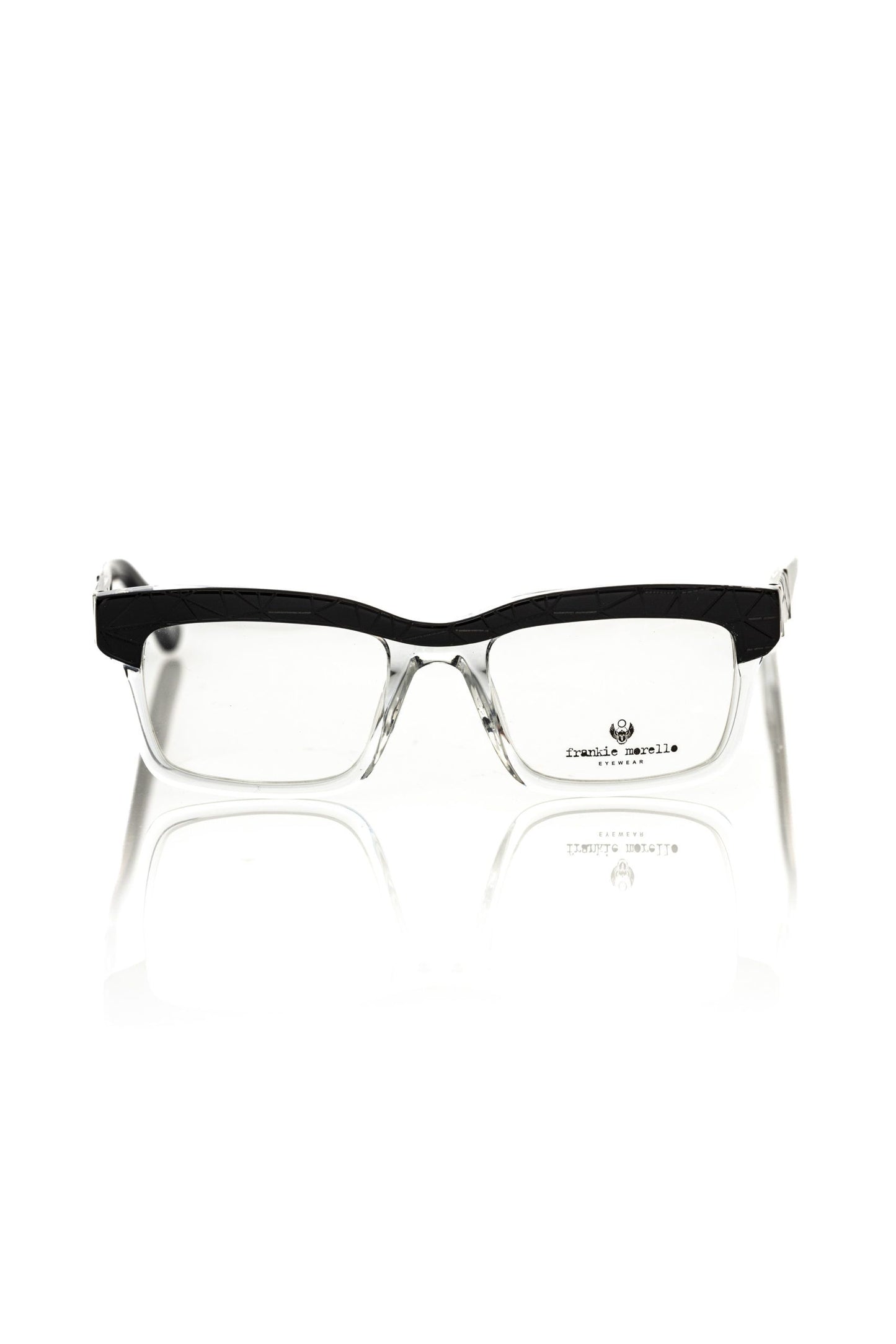 Frankie Morello Black Acetate Unisex Frame