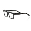 Frankie Morello Black Acetate Unisex Frame