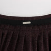 GF Ferre Chic Purple Mini Skirt for Elegant Evenings