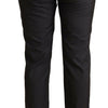 Dolce & Gabbana Elegant Tailored Virgin Wool and Silk Pants