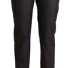 Dolce & Gabbana Elegant Tailored Virgin Wool and Silk Pants