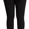 Dolce & Gabbana Elegant High-Waist Wool Tights Pants