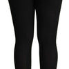 Dolce & Gabbana Elegant High Waist Cashmere-Silk Tights Pants