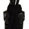 Dolce & Gabbana Elegance Unleashed Black Wool Scarf