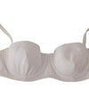 Dolce & Gabbana Chic White Nylon Balconette Bra