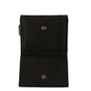 Dolce & Gabbana Elegant Black Leather Trifold Multi Kit