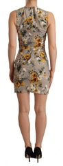 Dolce & Gabbana Elegant Floral Sheath Mini Dress