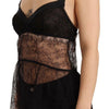 Dolce & Gabbana Elegant Black Silk Lingerie Chemise