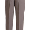 Armani Elegant High Waist Silk Blend Trousers