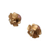 Dolce & Gabbana Elegant Floral Crystal Pearl Clip-On Earrings