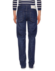 Blue Cotton Men Jean