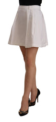 Chic High Waist A-Line Mini Skirt