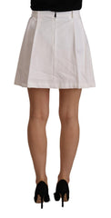 Chic High Waist A-Line Mini Skirt