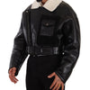 Dolce & Gabbana Elegant Shearling Biker Jacket