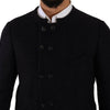 Dolce & Gabbana Elegant Dark Grey Alpaca Blend Jacket