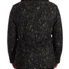 Dolce & Gabbana Chic Double Breasted Wool Blend Overcoat