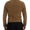 Dolce & Gabbana Elegant Corduroy Logo Jacket