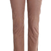 Costume National Chic Brown Cropped Corduroy Pants