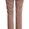 Costume National Chic Brown Cropped Corduroy Pants