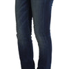 Costume National Chic Slim Fit Skinny Blue Jeans