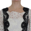 Dolce & Gabbana Floral Lace Silk Blend Maxi Dress