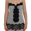 Dolce & Gabbana Elegant Floral Lace Silk Chemise