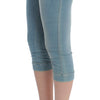 Ermanno Scervino Elegant Light Blue Capri Jeans