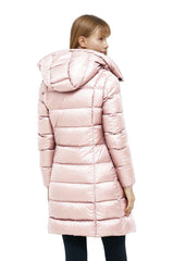 Pink Nylon Women Jacket