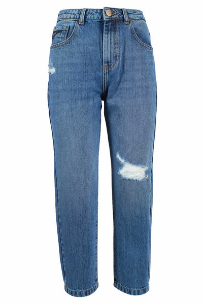 Yes Zee Blue Cotton Women's Jeans