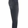 Yes Zee Black Cotton Women's High-Waisted Jeans