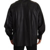 Dolce & Gabbana Elegant Black Leather Jacket