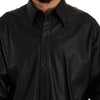 Dolce & Gabbana Elegant Black Leather Jacket