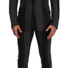 Dolce & Gabbana Elegant Striped Three-Piece Suit